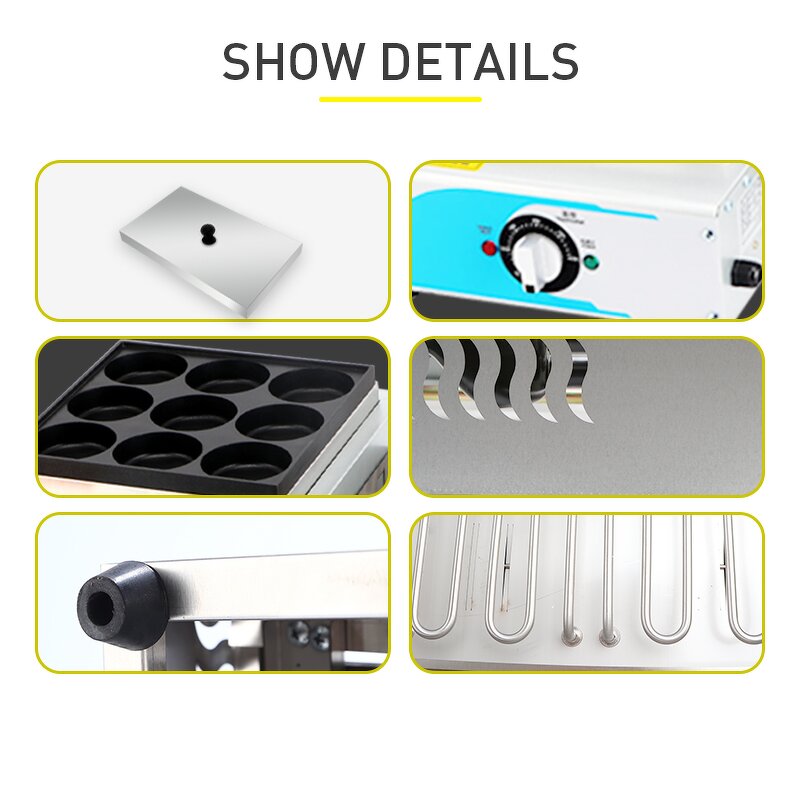 Waffle Maker Factory - Heart Shape Double Head Muffin Machine