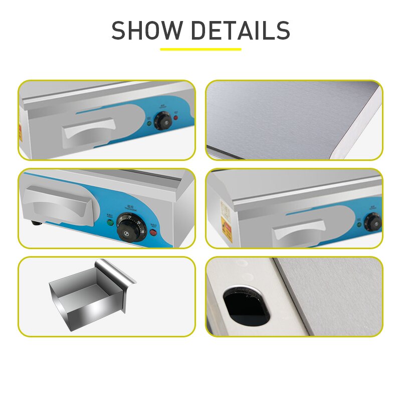 Electric Grill Manufacturer - Cast Iron Commercial Griddle