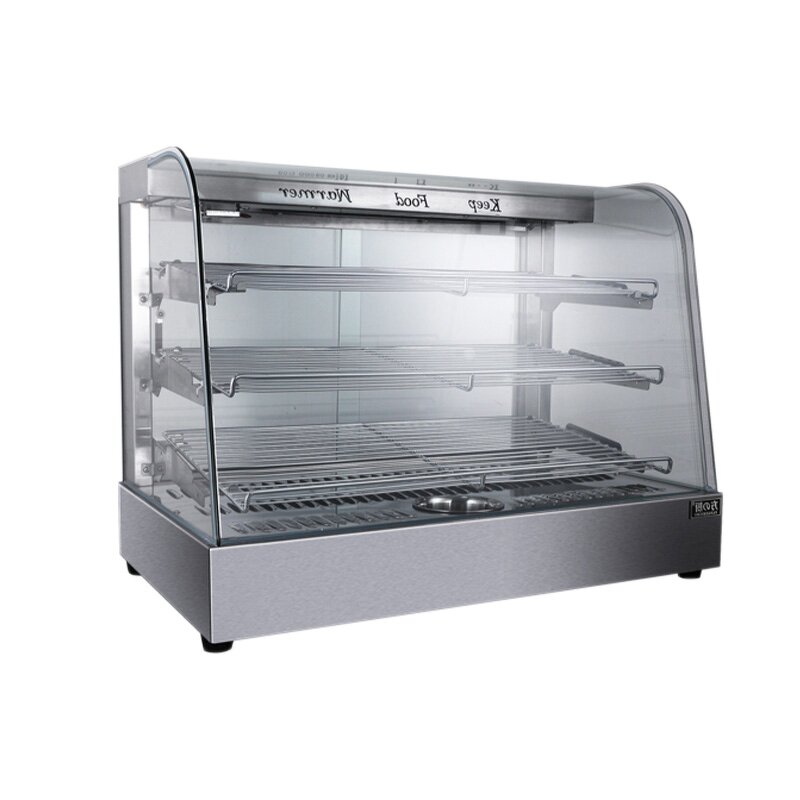 Food Display Cabinet Factory - Three-layer Curve Glass Heater