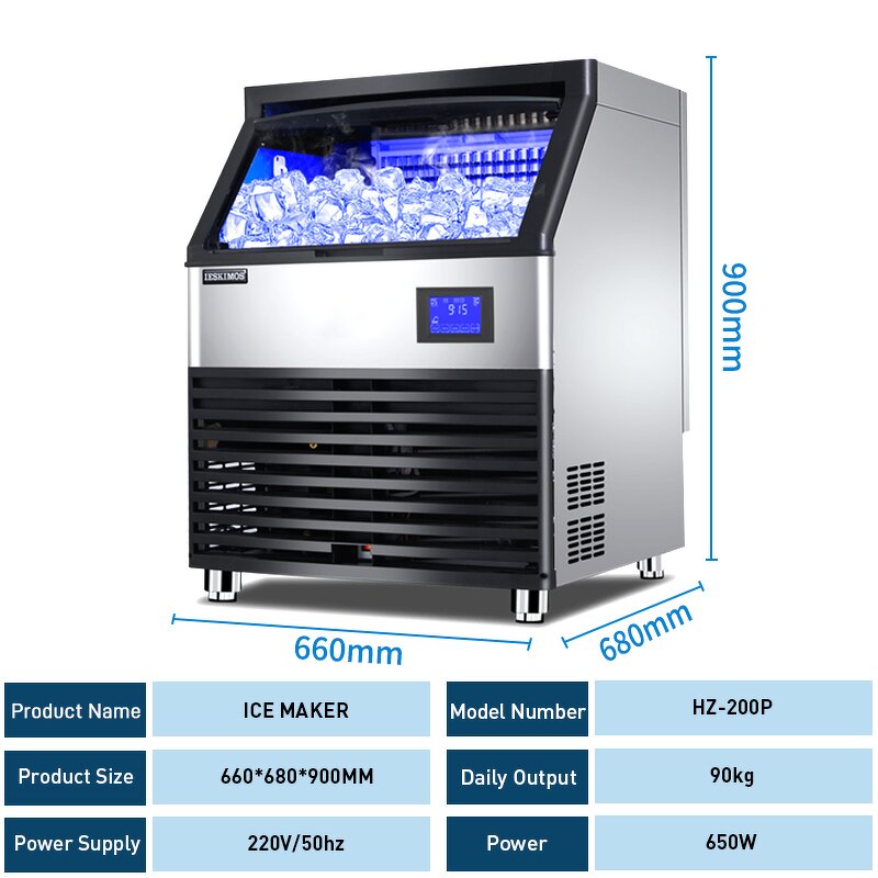 Ice Making Machine Manufacturer - 60KG Daily Output Square Ice