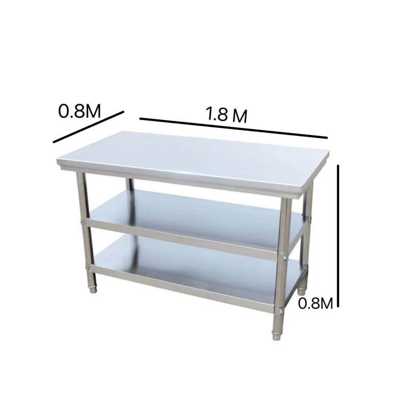 Kitchen Counter Manufacturer - Stainless Steel Double Deck Counter