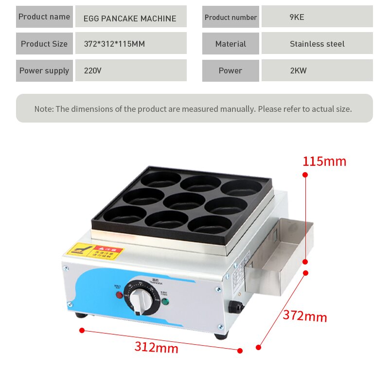 Waffle Maker Factory - Heart Shape Double Head Muffin Machine