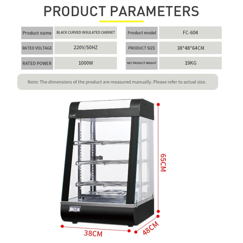 Display Cabinet Manufacturer - Glass Heating Deli Display Cabinet