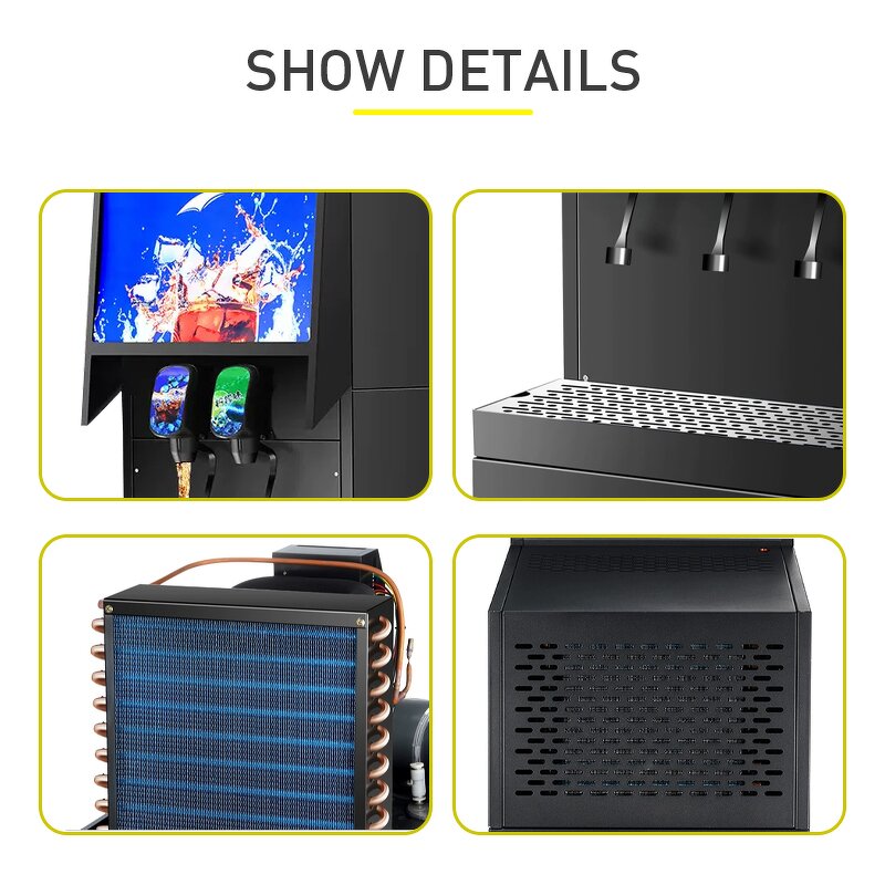 Self-service Machine Factory - Cold Drink Four Valve Dispenser