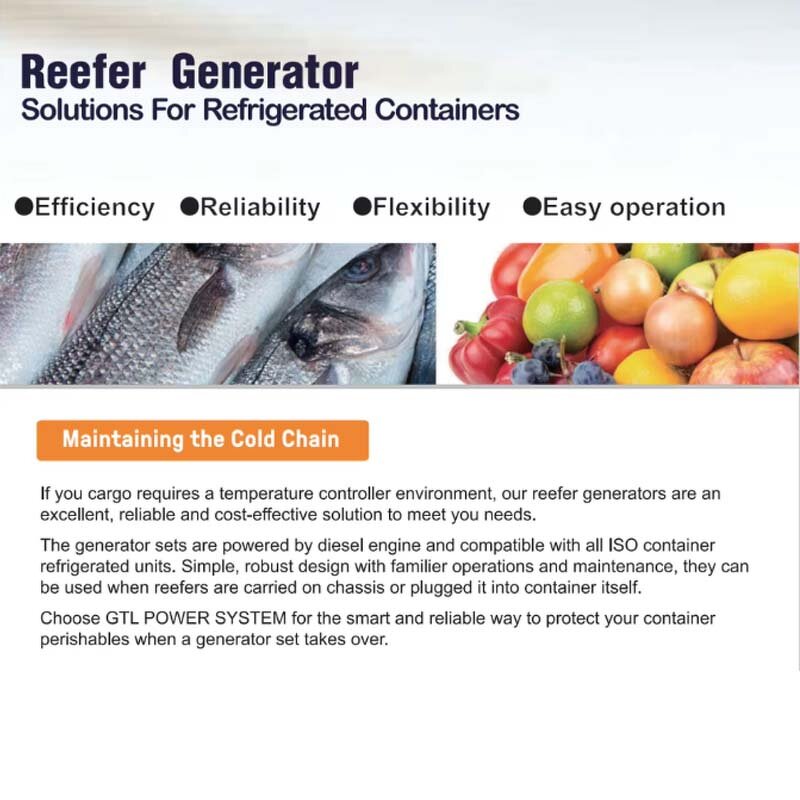 Reefer Generator Manufacturer - Water Cooling Under-Slung Type