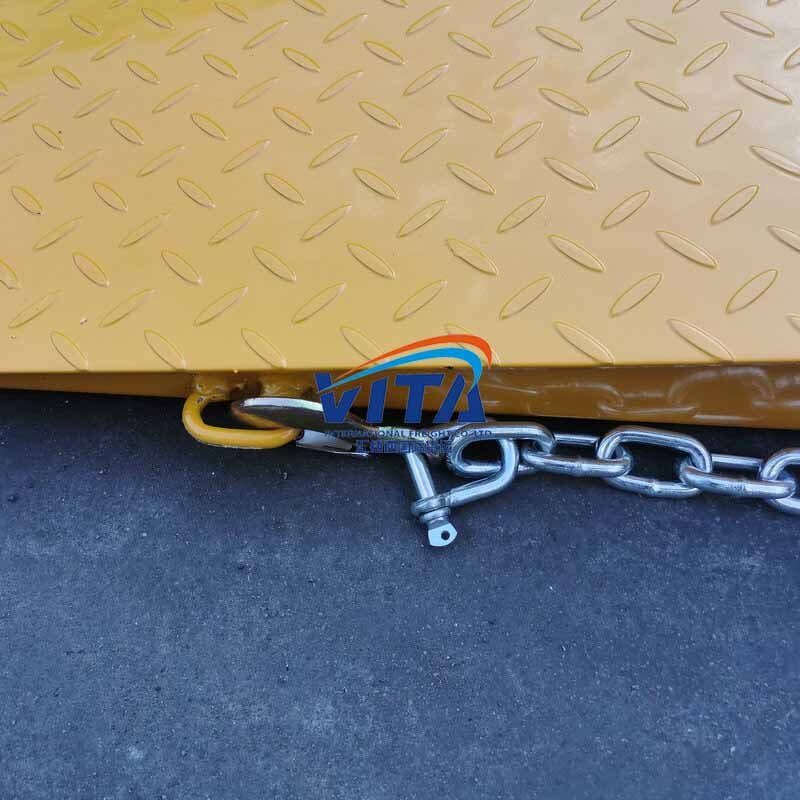 Loading Dock Ramp Factory - Painted Galvanized Mobile Ramp