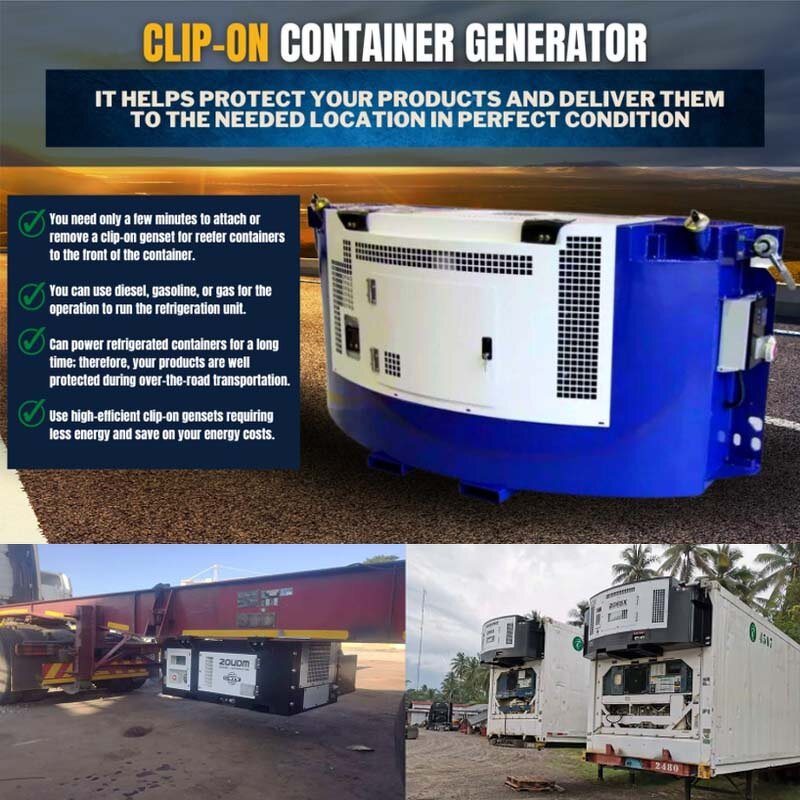 Diesel Generator Manufacturer - Silent Type 60Hz Clip-On Set