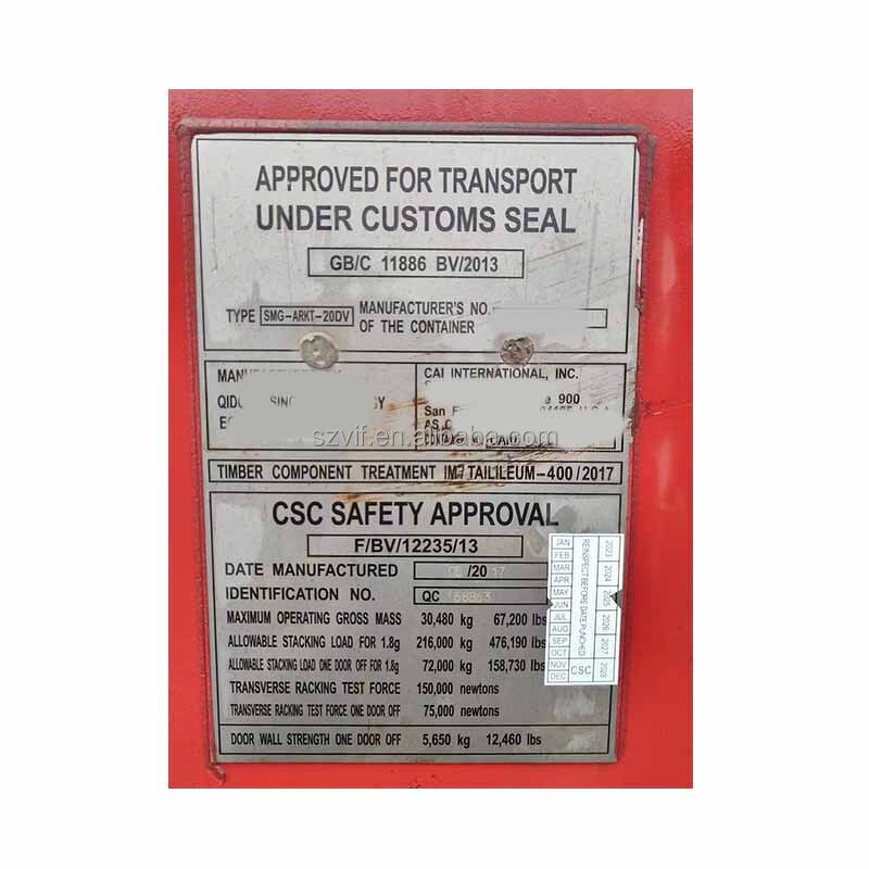 Shipping Container Factory - Container Seal Scrap for Sale