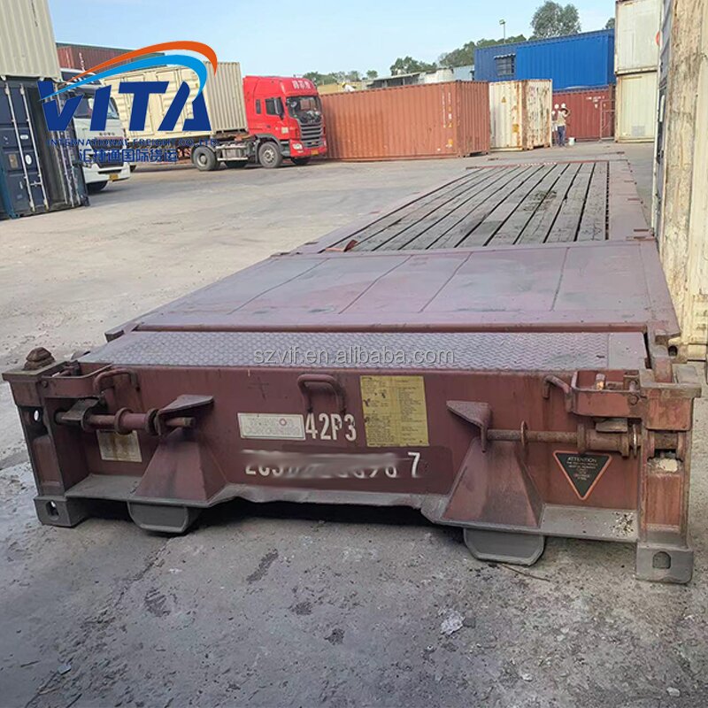 Flat Rack Container Manufacturer - New 20Feet 40Feet 40High Cube