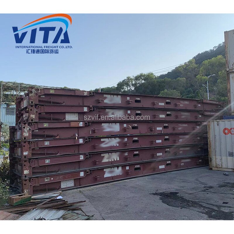 Flat Rack Container Manufacturer - Used 40ft Steel Container
