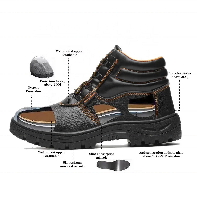 Safety Shoes Manufacturer - Anti Skid Puncture Lightweight Steel Toe