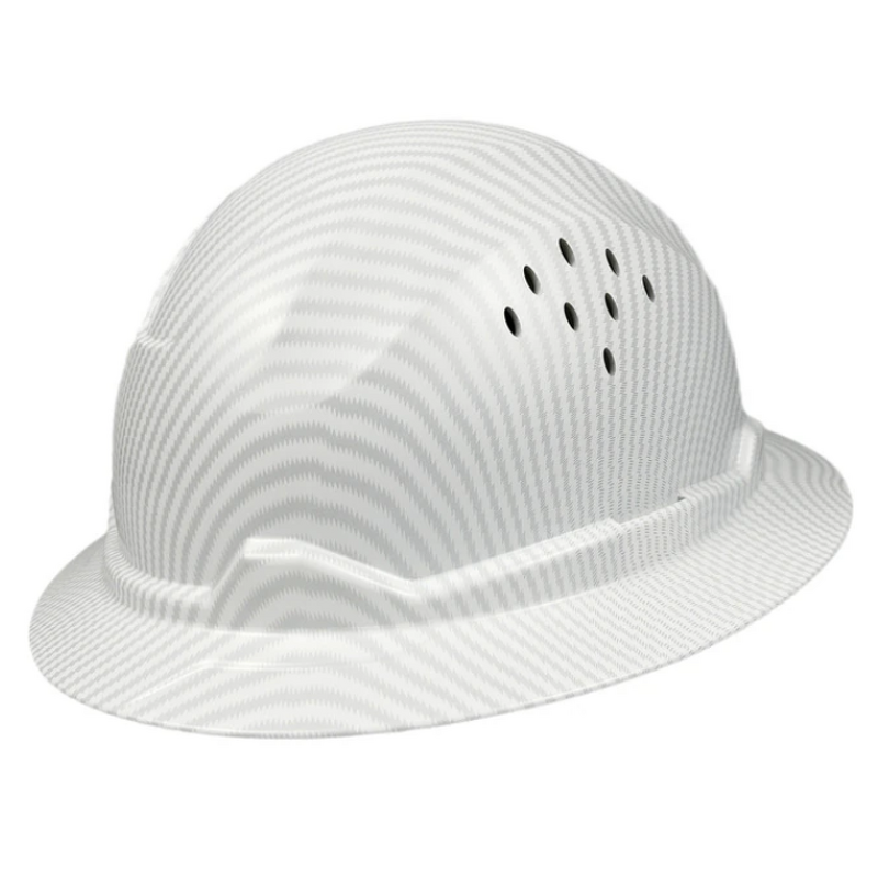 Safety Helmet Factory - Pattern Vented Sunshade 6 Points Suspension