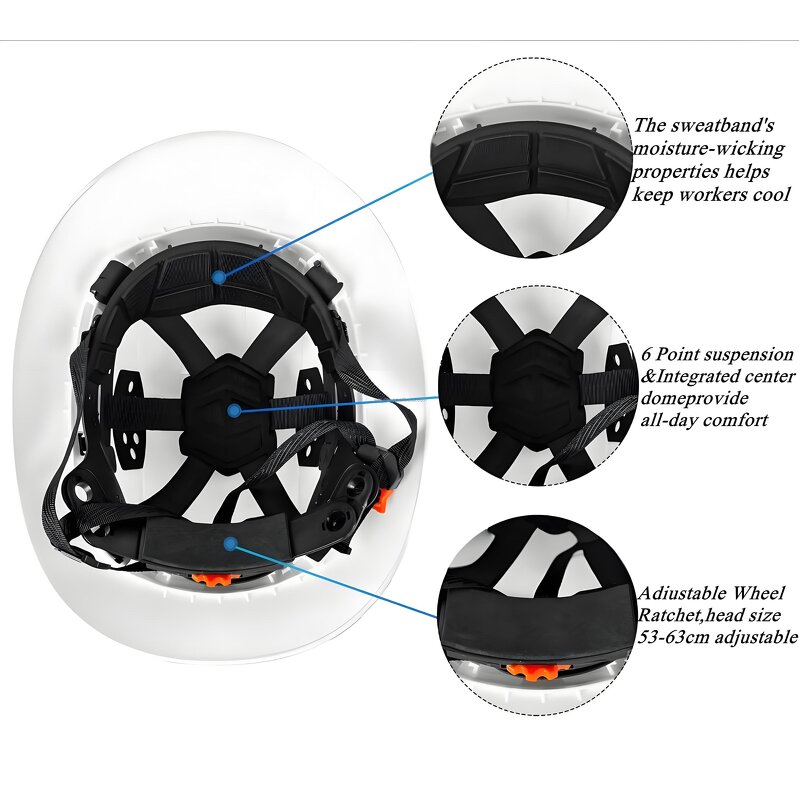 Safety Helmet Manufacturer - ANSI Z89.1 PE Work At Height Rescue