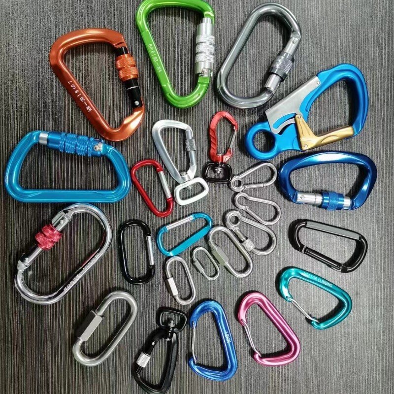 Carabiner Factory - 12KN Aluminum Snap Hooks Quick Release Locking
