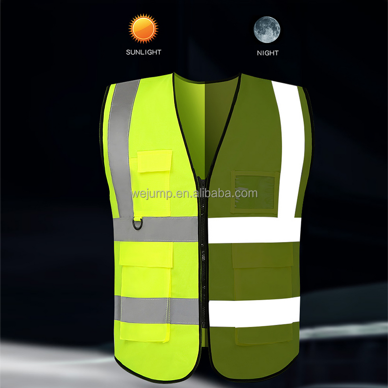 Safety Vest Factory - ANSI Class 2 Customized Mesh Fluorescent