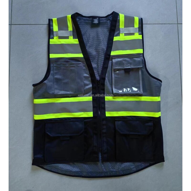 Safety Jacket Manufacturer - Class 2 Customized Reflector with Pockets