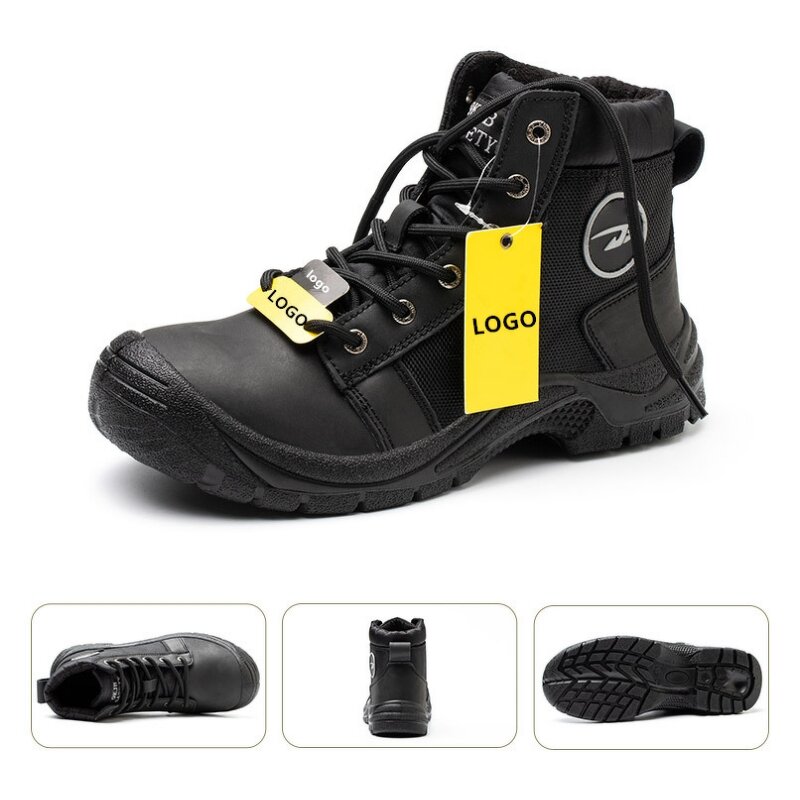 Safety Boots Factory - Crazy Horse Leather Steel Toe Working