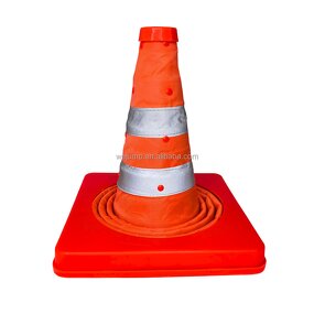 Traffic Cone Manufacturer - Collapsible Pop-up with Reflective Collar