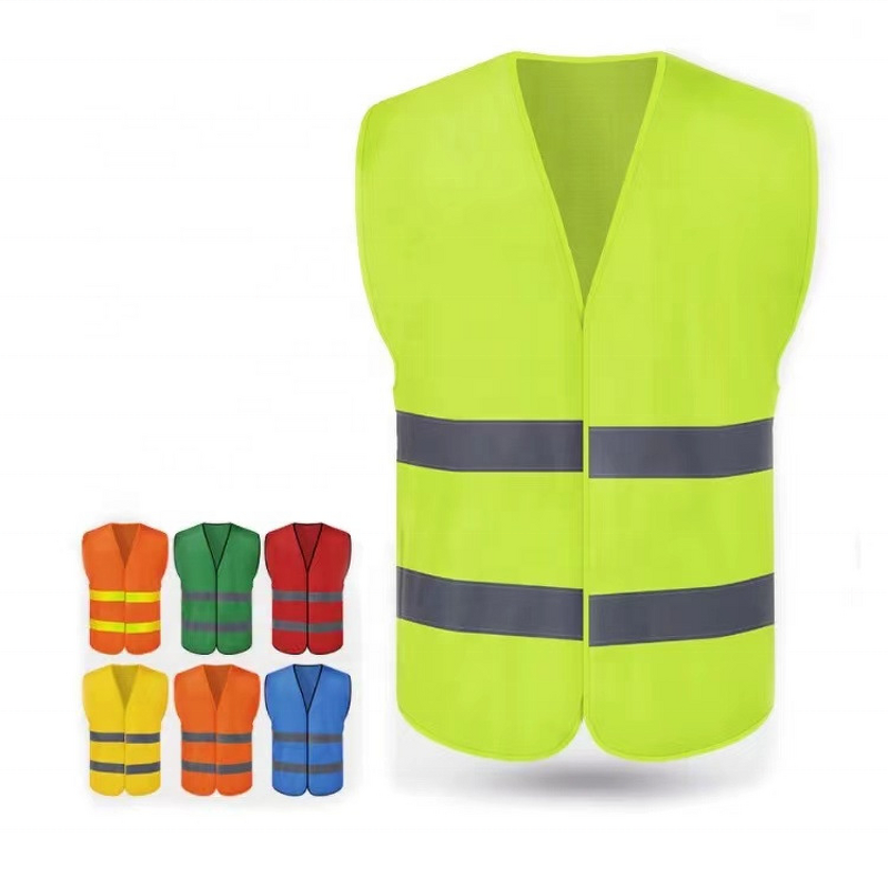 Safety Vest Manufacturer - Yellow Reflective Hi Vis Silver Strip
