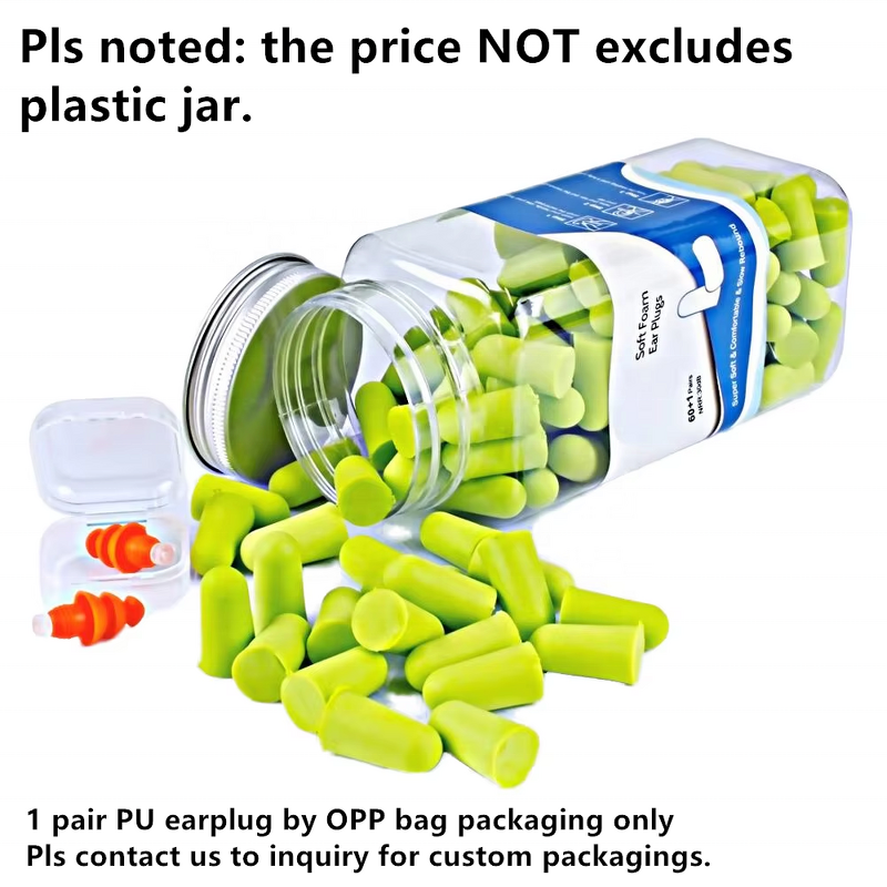 Earplugs Manufacturer - CE EN Soft Foam Disposable 38dB Sleeping