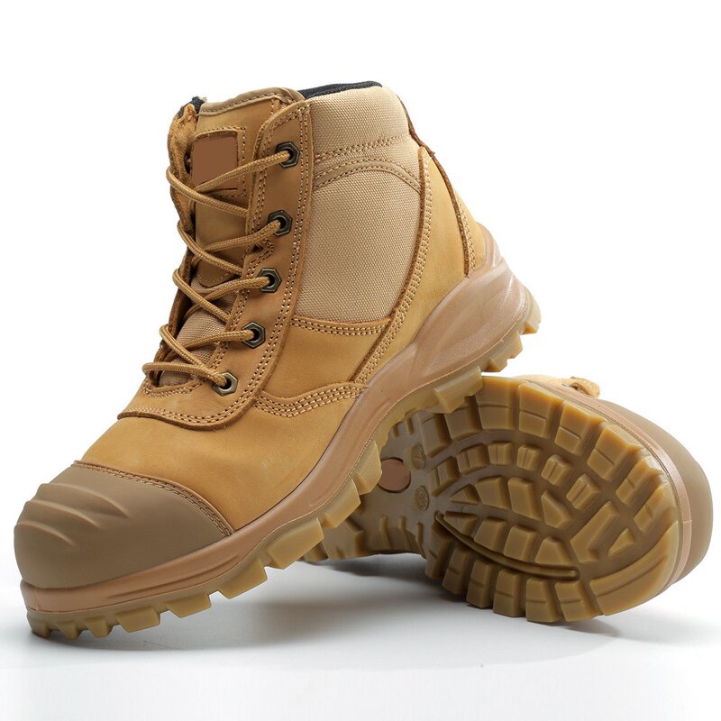 Safety Shoes Manufacturer - Nubuck Mining PU Outsole Construction