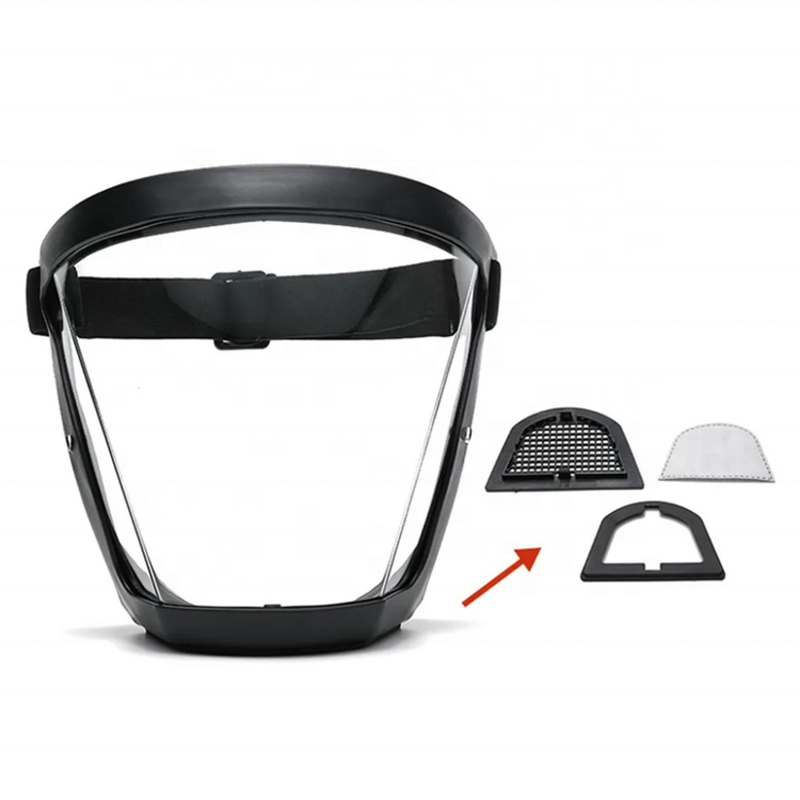 Face Shield Manufacturer - PC Anti-fog Plastic Full Face Cover