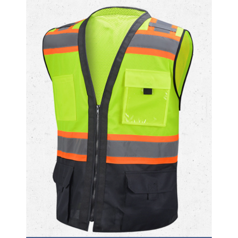 Safety Jacket Manufacturer - Class 2 Customized Reflector with Pockets