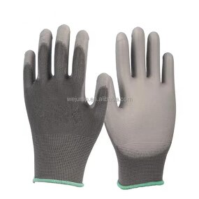 Safety Gloves Manufacturer - Polyester Knitted PU Coated Automotive