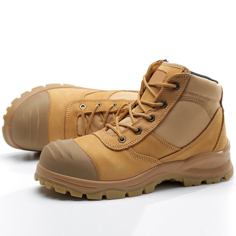 Safety Shoes Manufacturer - Nubuck Mining PU Outsole Construction