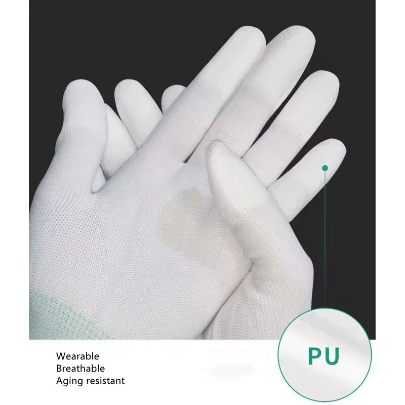 Safety Gloves Factory - Anti Slip Anti Static PU with Lining
