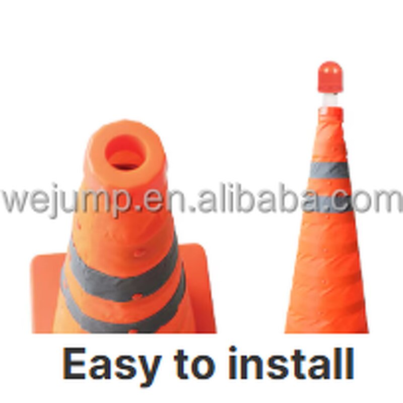 Traffic Cone Manufacturer - Collapsible Pop-up with Reflective Collar