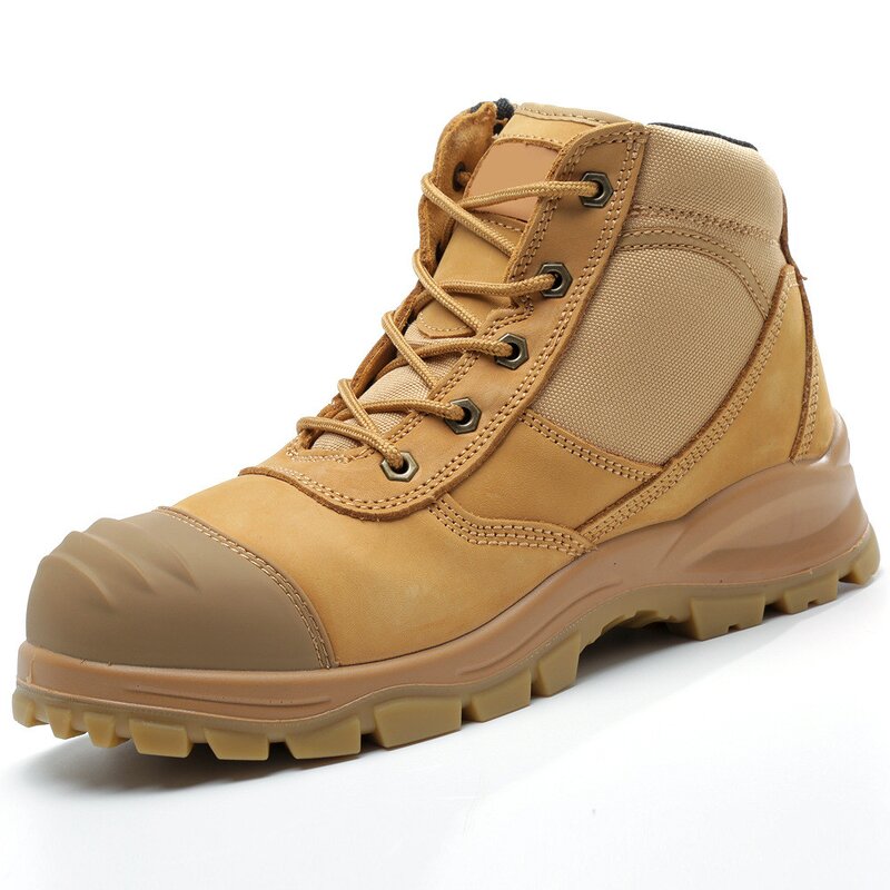 Safety Shoes Manufacturer - Nubuck Mining PU Outsole Construction