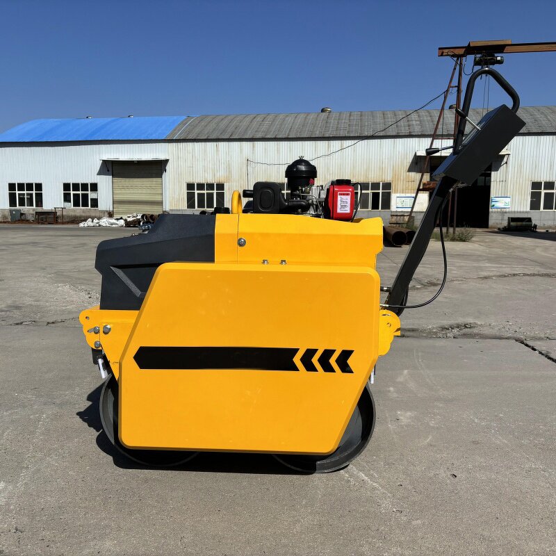 Roller Compactor Factory - 0.5 Ton Double Drum Vibratory Road Roller