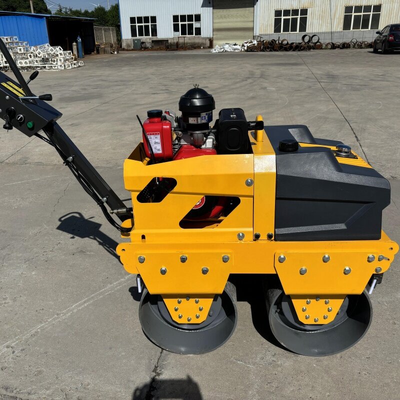 Mini Road Roller Manufacturer - OEM Gasoline Diesel Engine 500kg 600kg