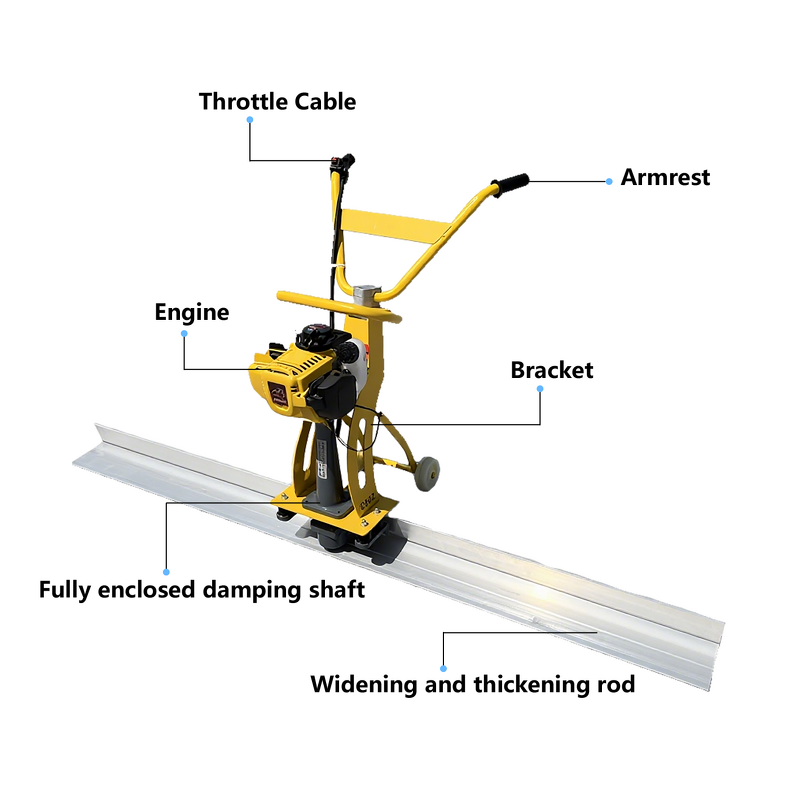 Concrete Vibrator Manufacturer - Cement Pavement Gasoline Engine Leveler