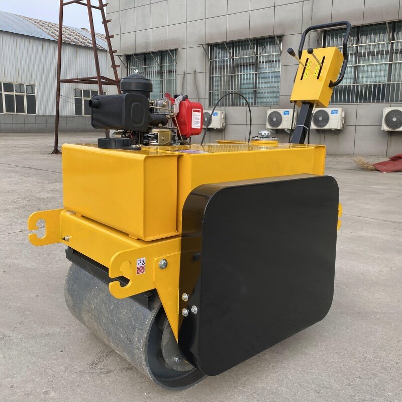 Mini Road Roller Manufacturer - Diesel Engine Handheld Walk Behind