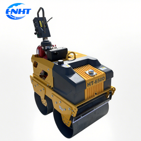 Double Drum Vibratory Roller Manufacturer - HT-650D-10 High Efficiency 4KW/9KW