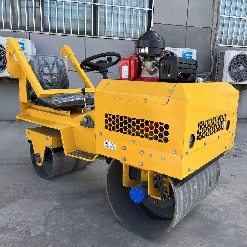 Ride-On Road Roller Manufacturer - 1.5 Ton Diesel Hydraulic Double Drum