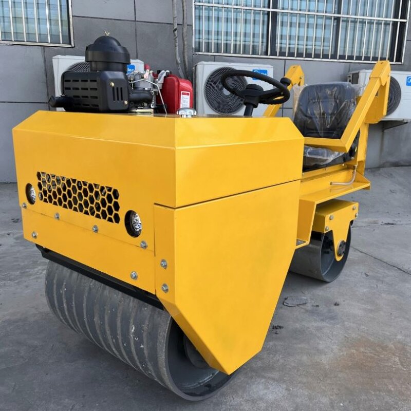 Ride-On Road Roller Manufacturer - 1.5 Ton Diesel Hydraulic Double Drum