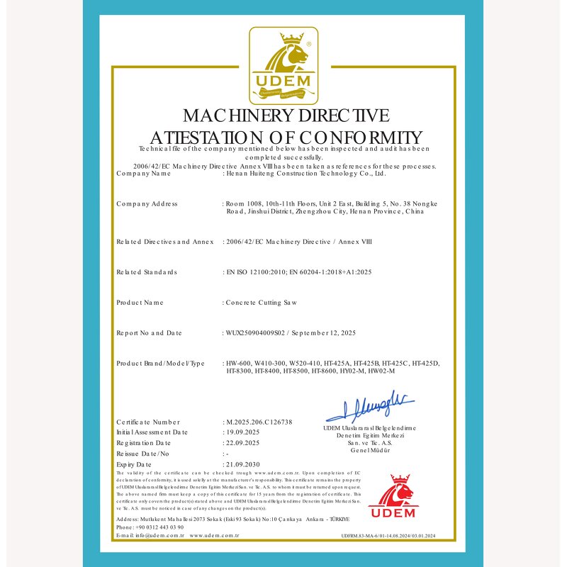 Concrete Wall Cutting Machine Factory - Lightweight Brushless Motor 410-600mm