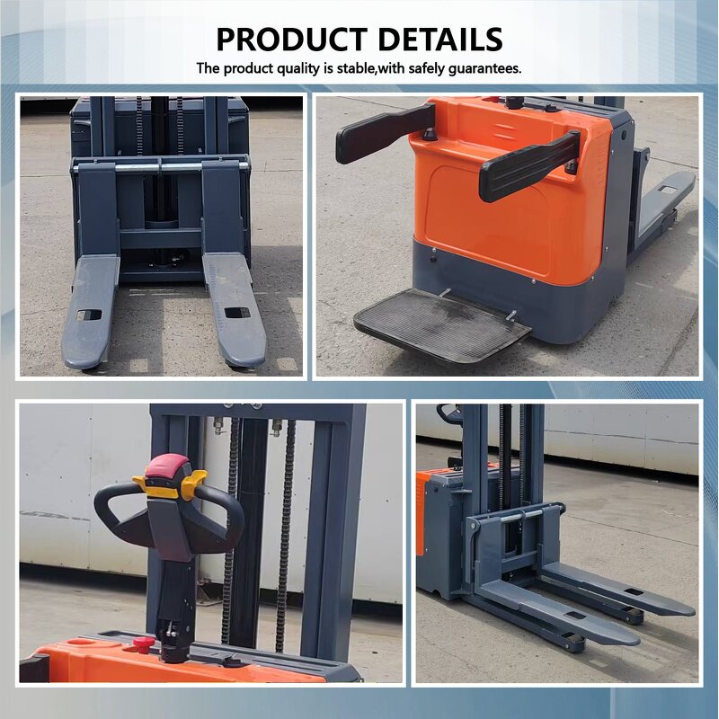 Hydraulic Forklift Manufacturer - 1.5TON Electric Pallet Stacker