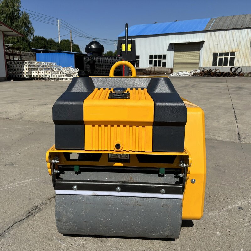Roller Compactor Factory - 0.5 Ton Double Drum Vibratory Road Roller