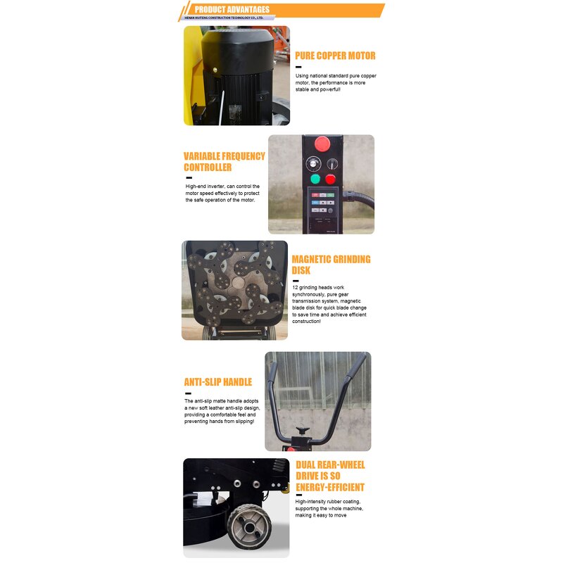 Electric Floor Grinding Machine Manufacturer - 380 Concrete Grinder Motor