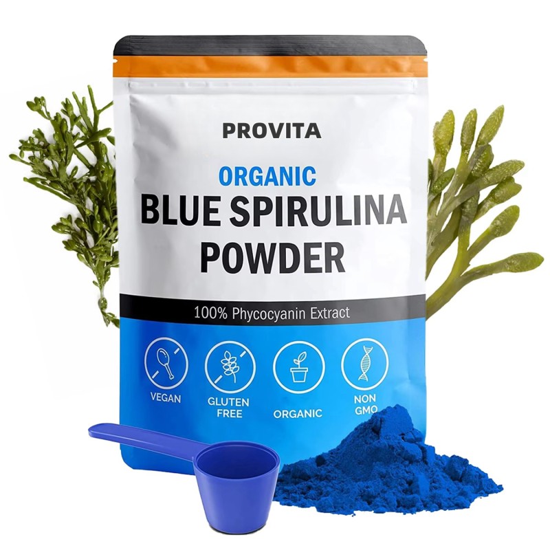 Spirulina Powder Supplier - Bulk Hot Sale Blue Spirulina Vitamin Immune Metabolism Digestion