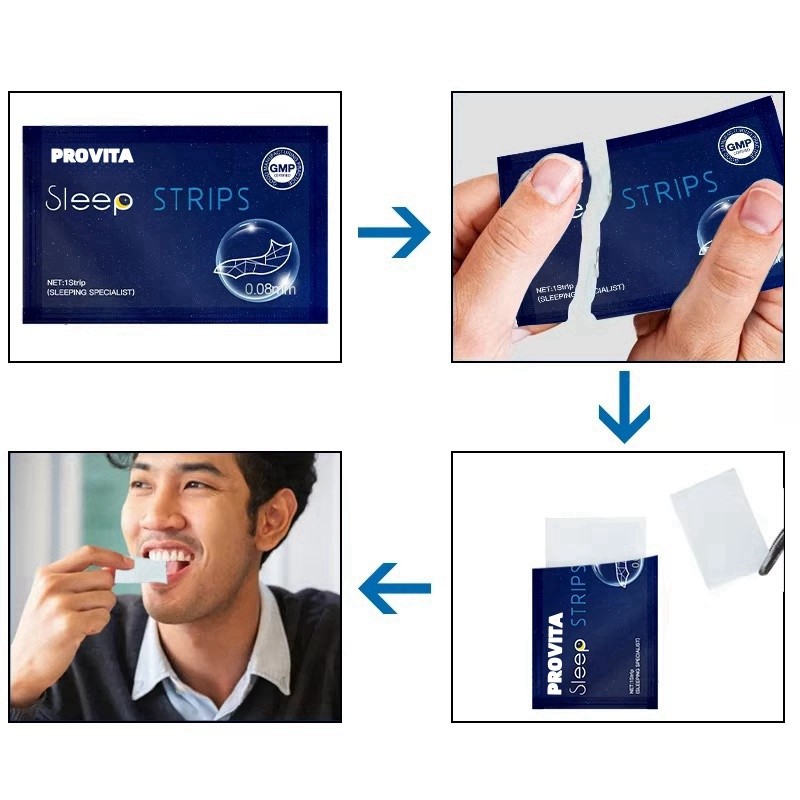 Sleep Film Supplier - Bulk Natural Melatonin Deep Sleep Thin Paper Sleep Strips