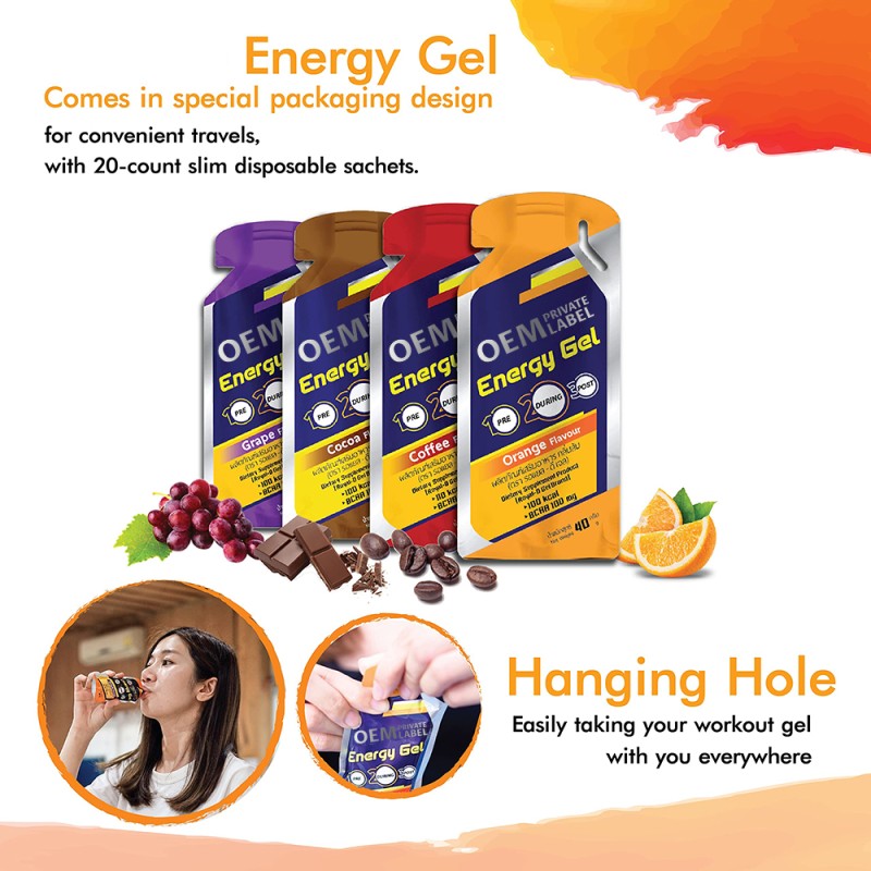 Ultra Strength Energy Gel Manufacturer - OEM Private Label Ultra Strength Energy Gel Amino Acids