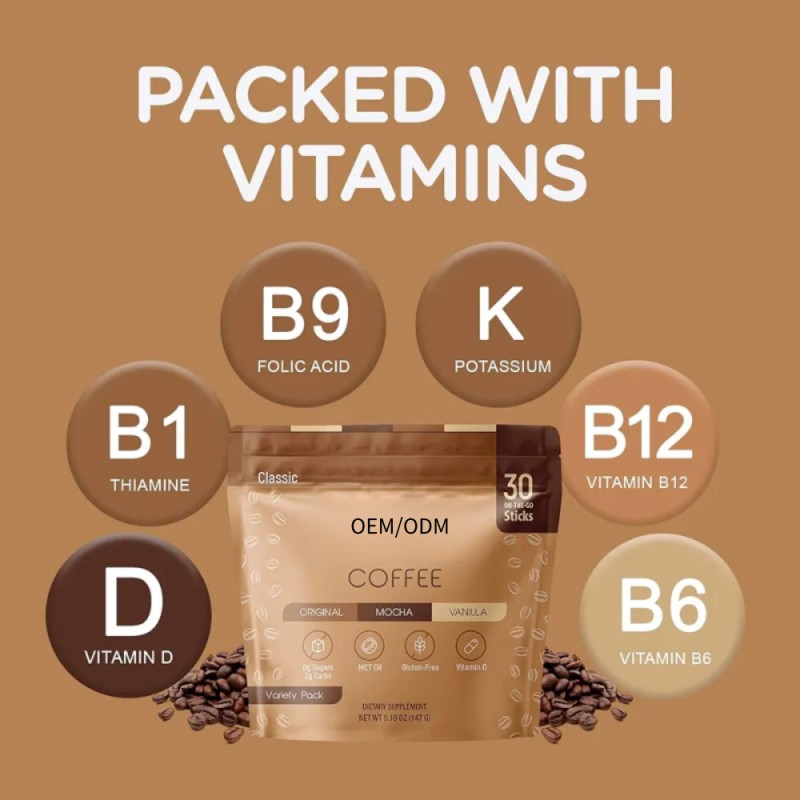 Detox Coffee Manufacturer - Bulk GMP Factory Source Instant Fruit Flavored Slimming Herbal