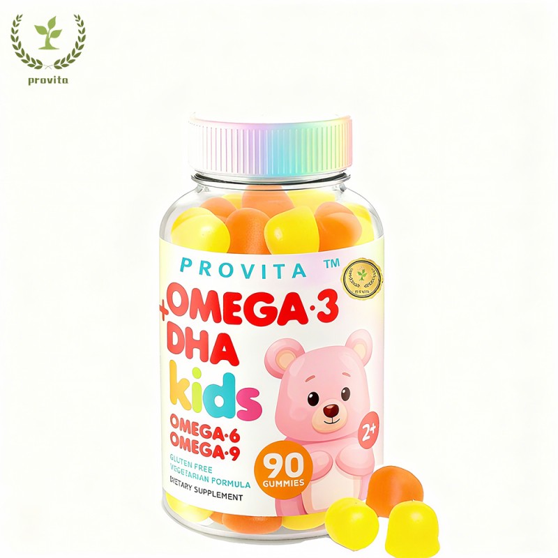 Omega-3 Gummy Manufacturer - OEM DHA EPA Fish Oil Candy Children's Metabolic Heart Health