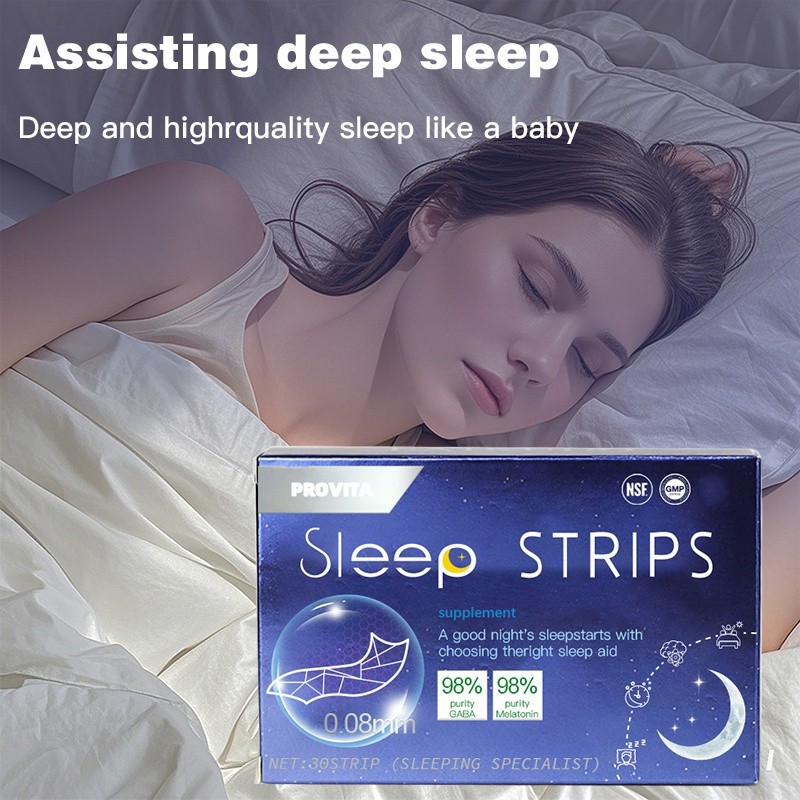 Sleep Film Supplier - Bulk Natural Melatonin Deep Sleep Thin Paper Sleep Strips