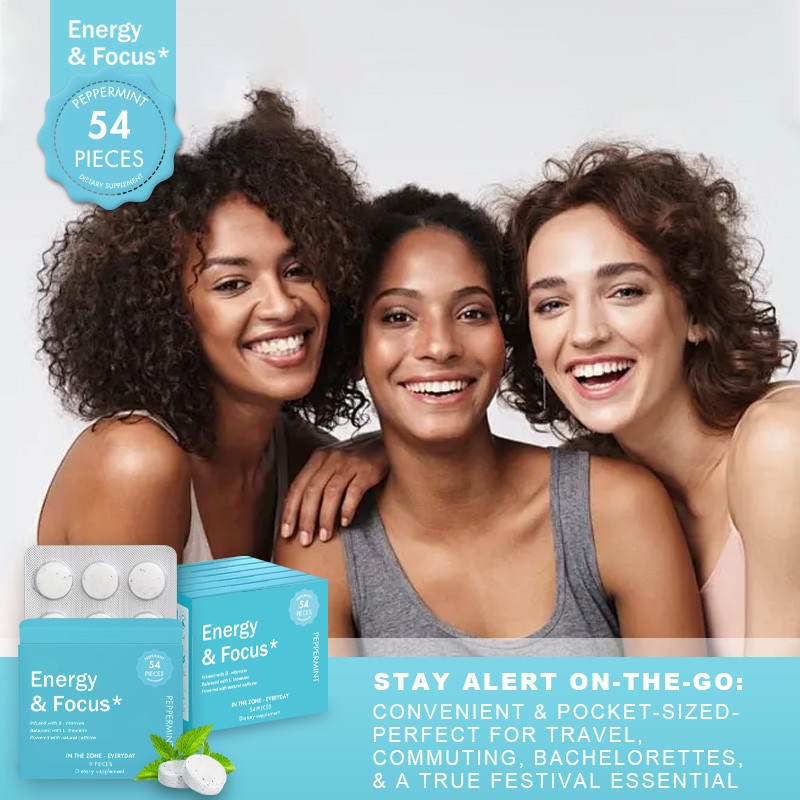 Energy Gum Manufacturer - OEM Hot selling energy caffeine gum sugar free L-theanine focus